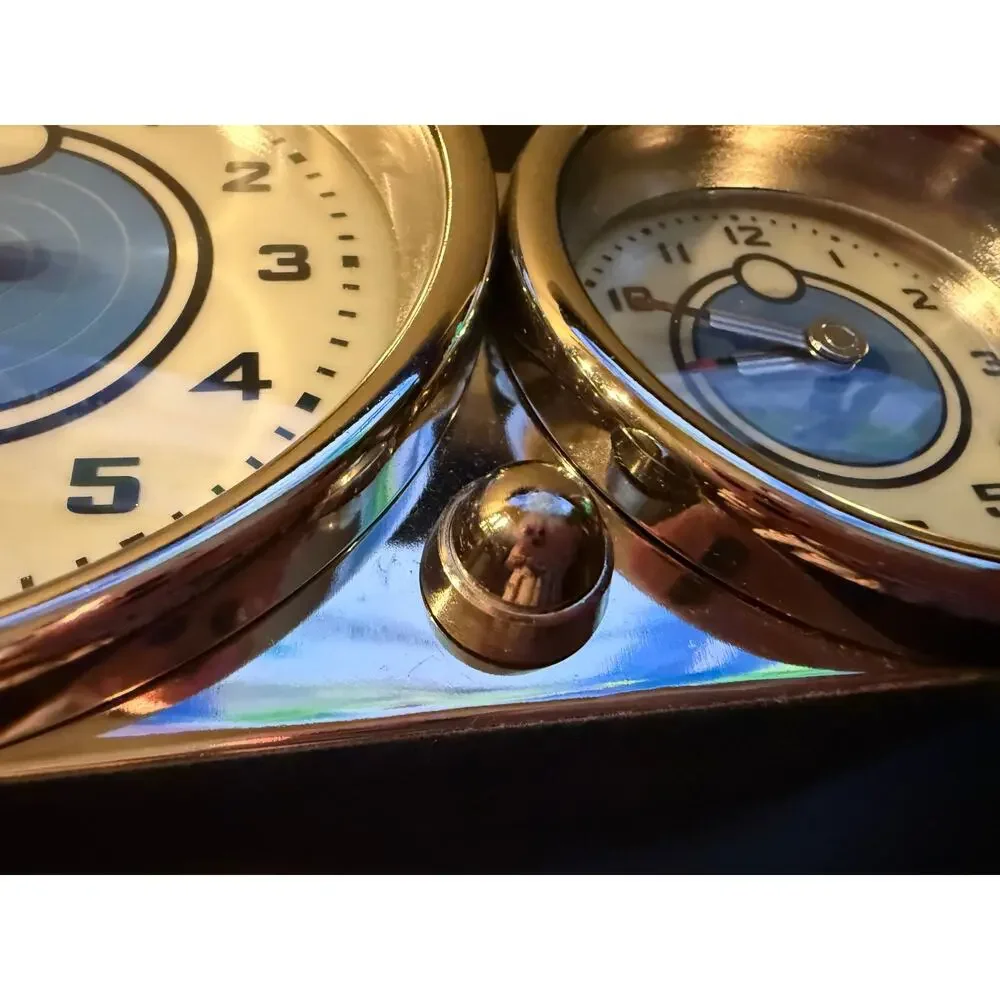 Pottery Barn Light Up Dashboard Clock with Box Works Perfectly
